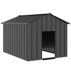 Hondenhok 113x153x101 cm gegalvaniseerd staal antraciet