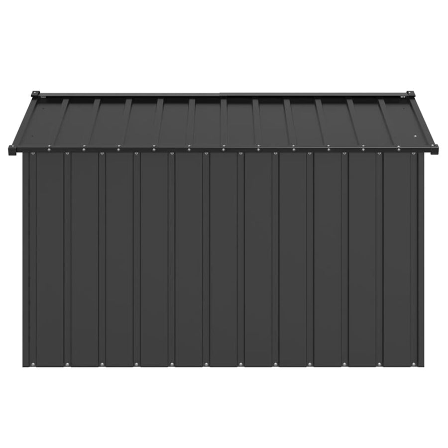 Hondenhok met dak 113x153x101 cm gegalvaniseerd staal