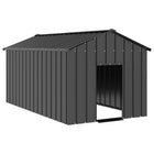 Hondenhok 114x202x101 cm gegalvaniseerd staal