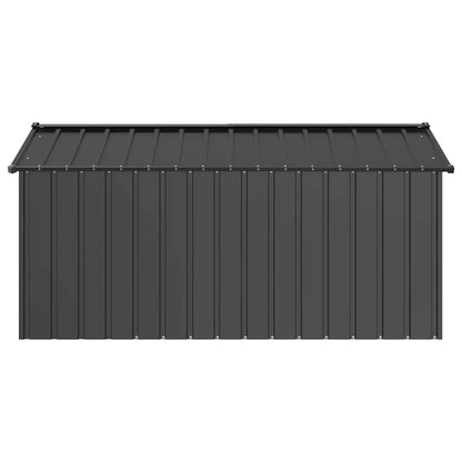 Hondenhok met dak 114x202x101 cm gegalvaniseerd staal