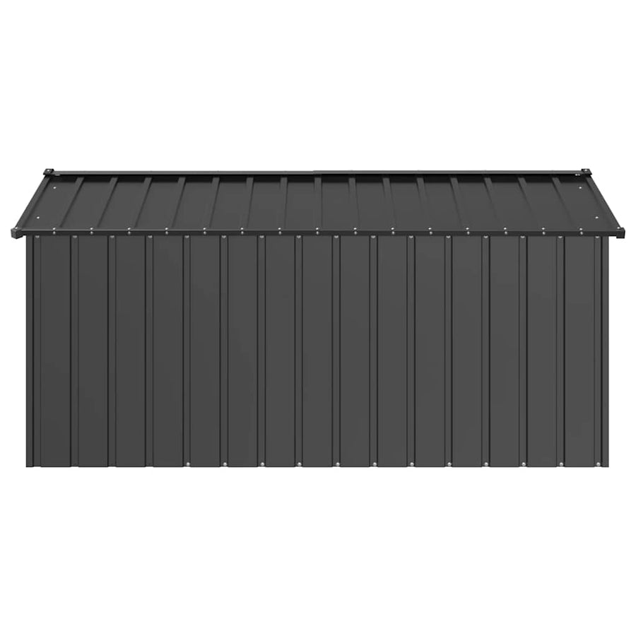 Hondenhok met dak 114x202x101 cm gegalvaniseerd staal