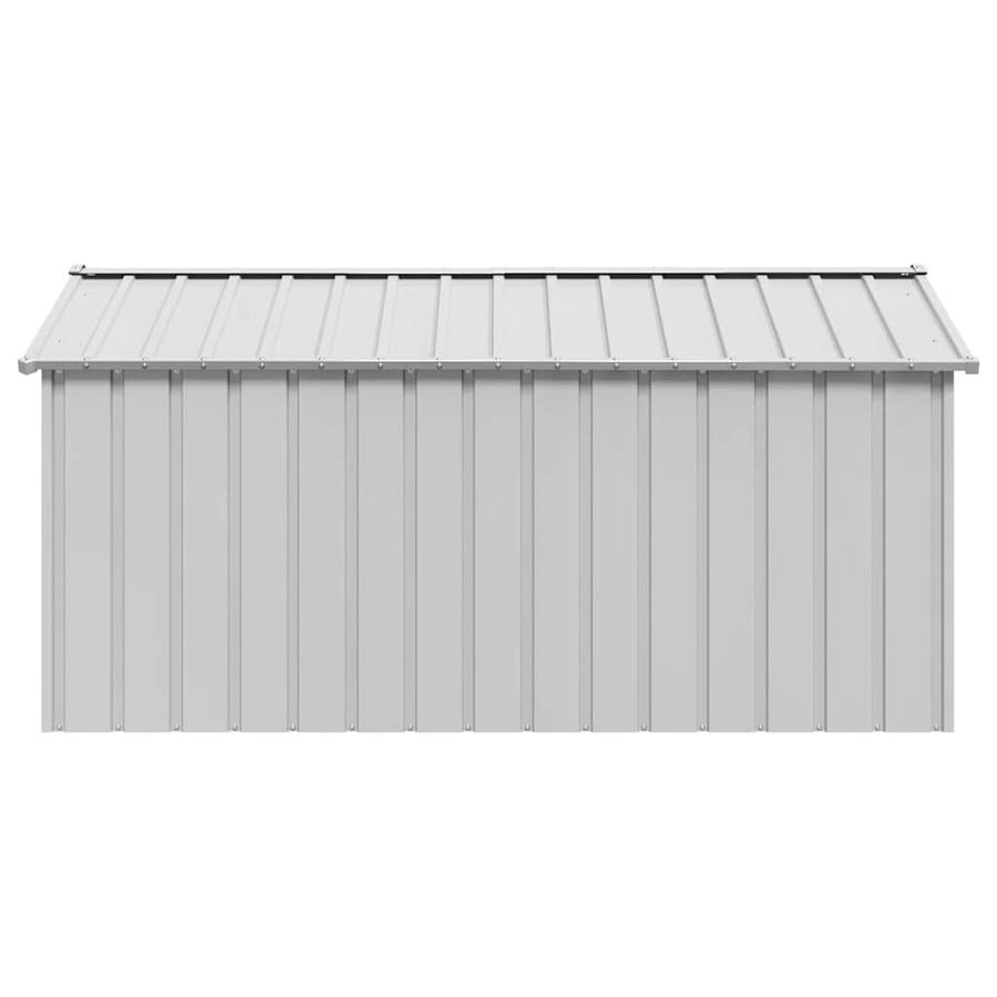Hondenhok met dak 114x202x101 cm gegalvaniseerd staal