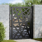 Poort 100x125 cm staal zwart