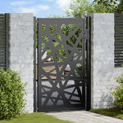 Poort 100x150 cm staal zwart