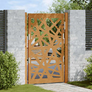 Poort 100x150 cm weervast staal
