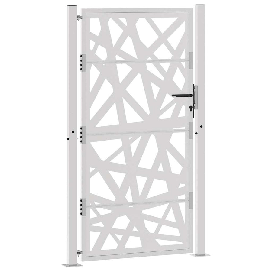 Poort met lichtontwerp 105x180 cm weervast staal
