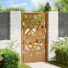 Gate with light design 100x175 cm weather-resistant steel