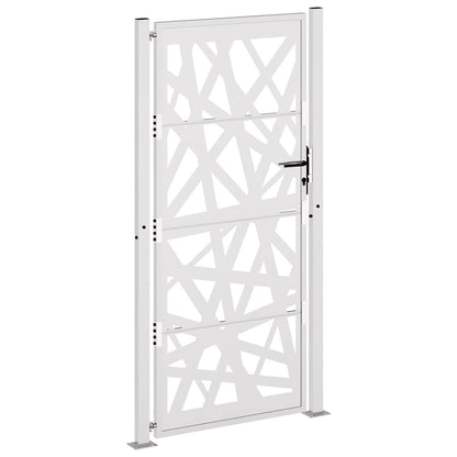 Poort met lichtontwerp 105x205 cm weervast staal
