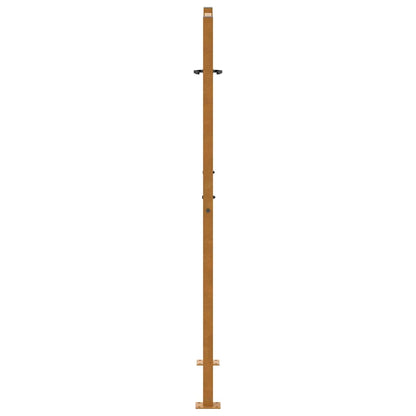 Poort met bladontwerp 105x155 cm weervast staal