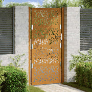 Poort bladontwerp 100x200 cm weervast staal
