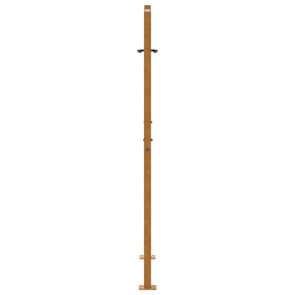 Poort met golfontwerp 105x155 cm weervast staal