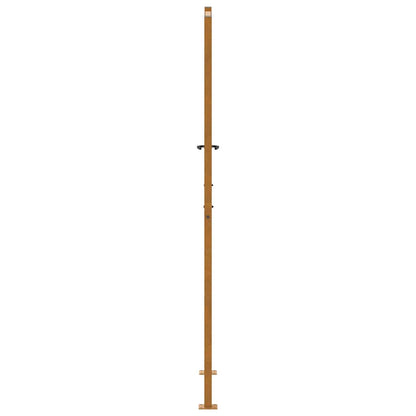 Poort met golfontwerp 105x205 cm weervast staal