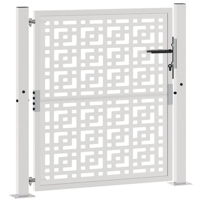 Poort met kruisontwerp 105x105 cm weervast staal