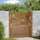 Poort 100x100 cm kruisontwerp weervast staal