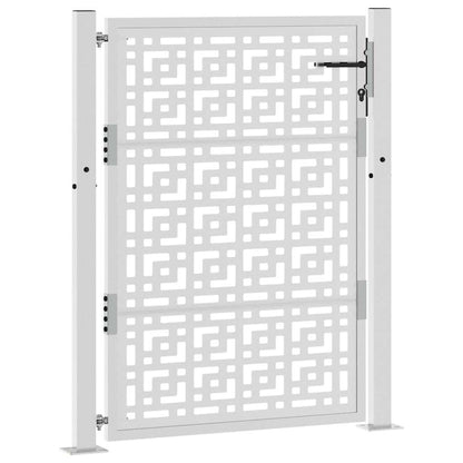 Poort met kruisontwerp 105x130 cm weervast staal