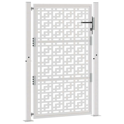 Poort met kruisontwerp 105x155 cm weervast staal
