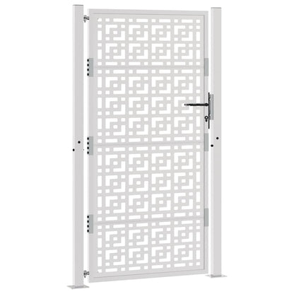 Poort met kruisontwerp 105x180 cm weervast staal