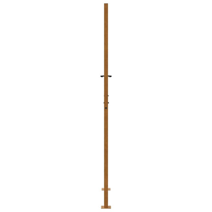 Poort met kruisontwerp 105x205 cm weervast staal