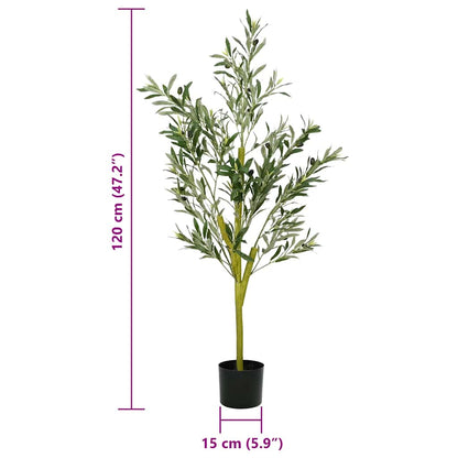 Kunstolijfboom 450 blaadjes 120 cm groen
