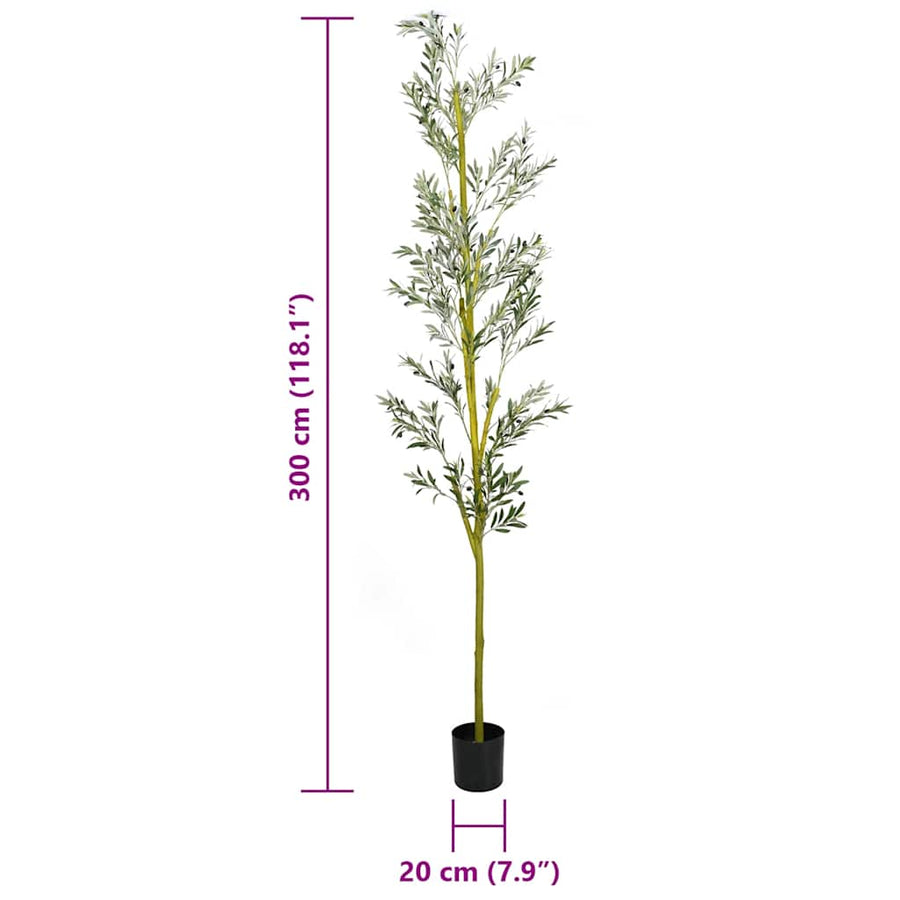 Kunstolijfboom 1000 blaadjes 300 cm groen