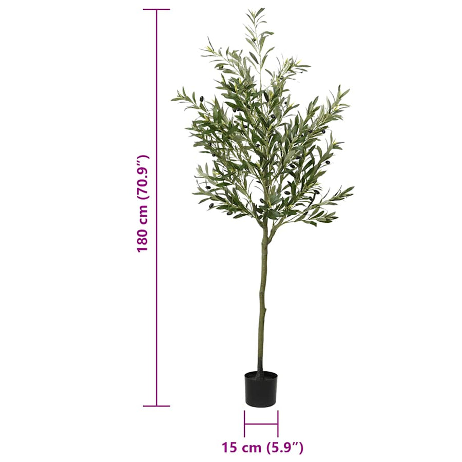 Kunstolijfboom 700 blaadjes 180 cm groen
