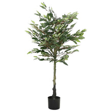 Kunstfuxus boom 480 bladeren 130 cm groen
