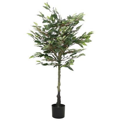 Kunstfuxus boom 480 bladeren 130 cm groen