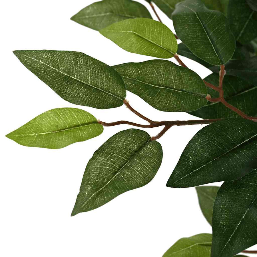 Kunstfuxus boom 480 bladeren 130 cm groen