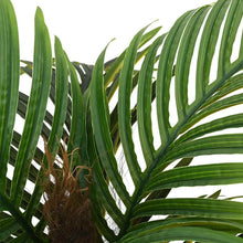 Kunstpalmboom 6 bladeren 100 cm groen