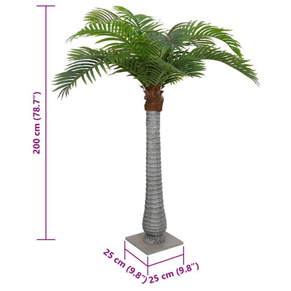 Kunstpalmboom 15 blaadjes 200 cm groen