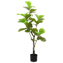 Kunstficussenboom 30 blaadjes 125 cm groen
