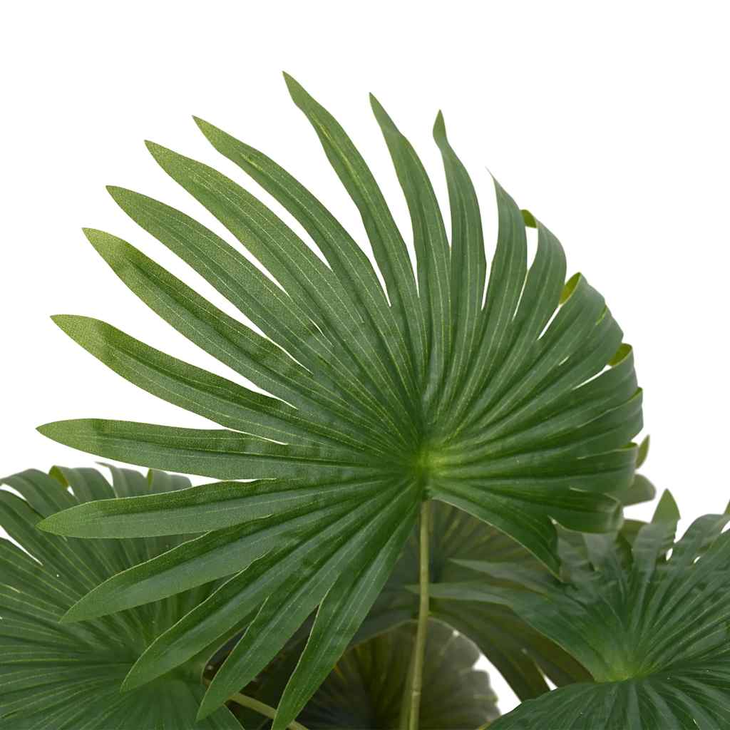 Kunstpalmplant 9 bladeren 65 cm groen