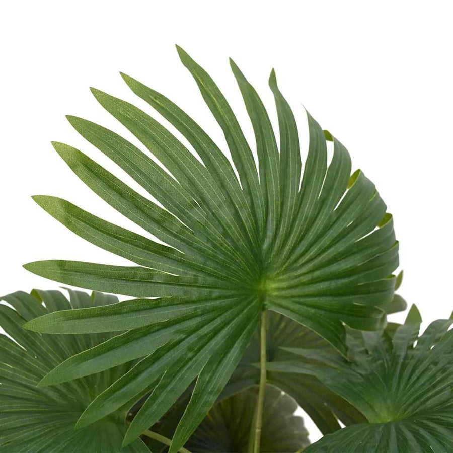 Kunstpalmplant 9 bladeren 65 cm groen