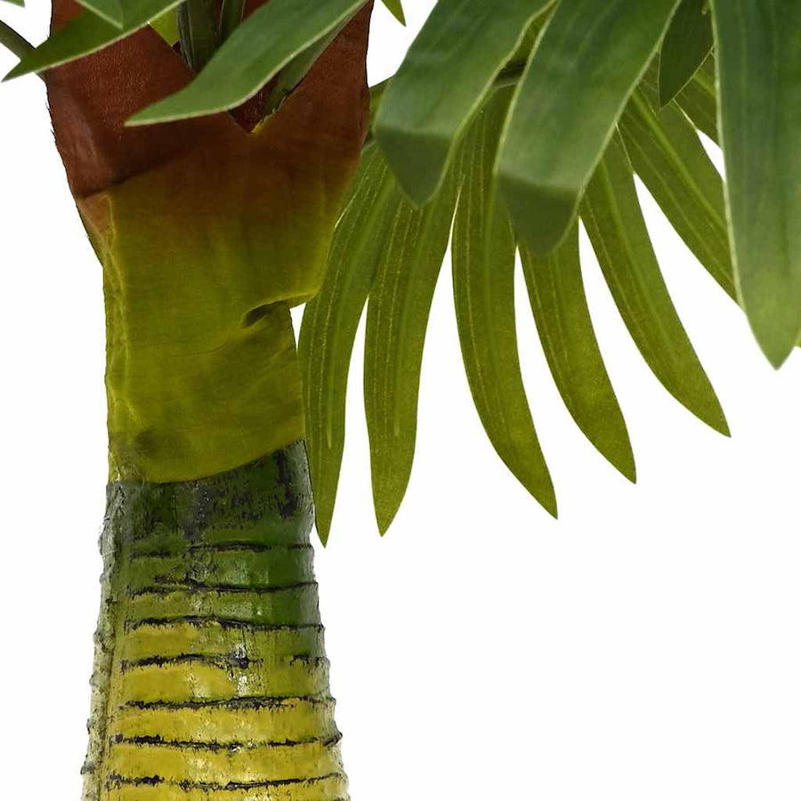Kunstpalmplant 9 bladeren 65 cm groen