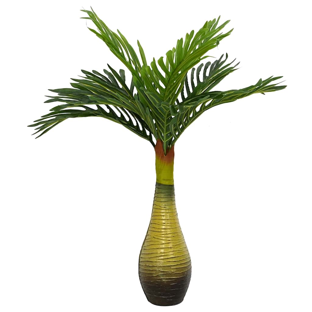 Kunstpalmplant 9 blaadjes 70 cm groen