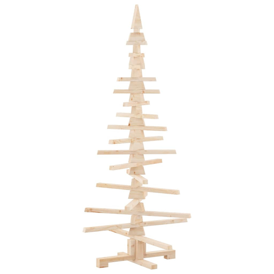 Houten Kerstboom ter Decoratie 150 cm Massief Grenenhout