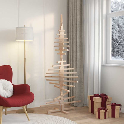 Kerstdecoratie Kerstboom Massief Grenenhout 180 cm