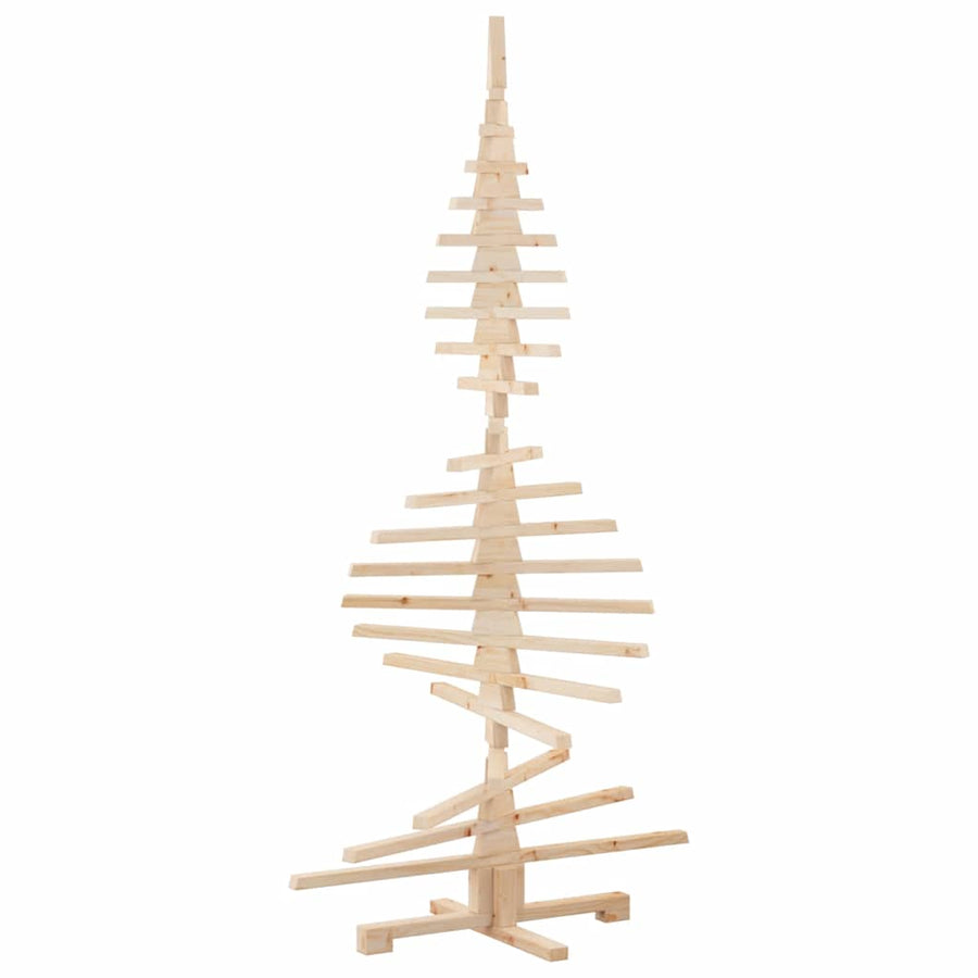 Kerstdecoratie Kerstboom Massief Grenenhout 180 cm