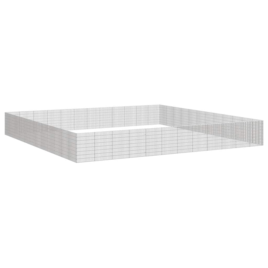 Dierenverblijf 48 Panelen Gegalvaniseerd Ijzer 54 x 80 cm