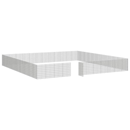 Dierenverblijf 48 Panelen Gegalvaniseerd Ijzer 54 x 80 cm