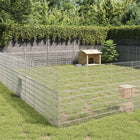 Animal enclosure 48 panels 54x100 cm galvanized iron