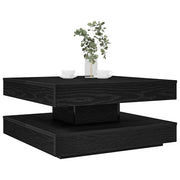Salontafel 70x70x34,5 cm zwart draaibaar