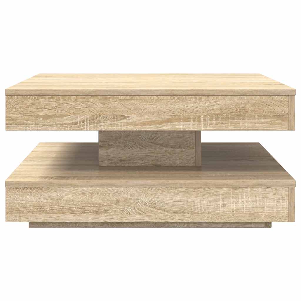 Salontafel 360 Graden Draaibaar 70X70X34,5 Cm Kleur 70 x 70 x 34.5 cm