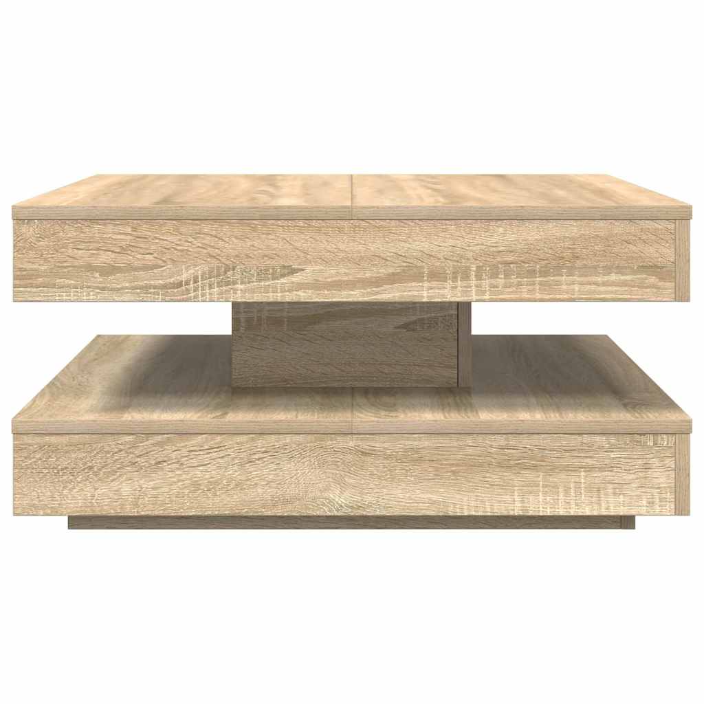 Salontafel 360 Graden Draaibaar 70X70X34,5 Cm Kleur 70 x 70 x 34.5 cm