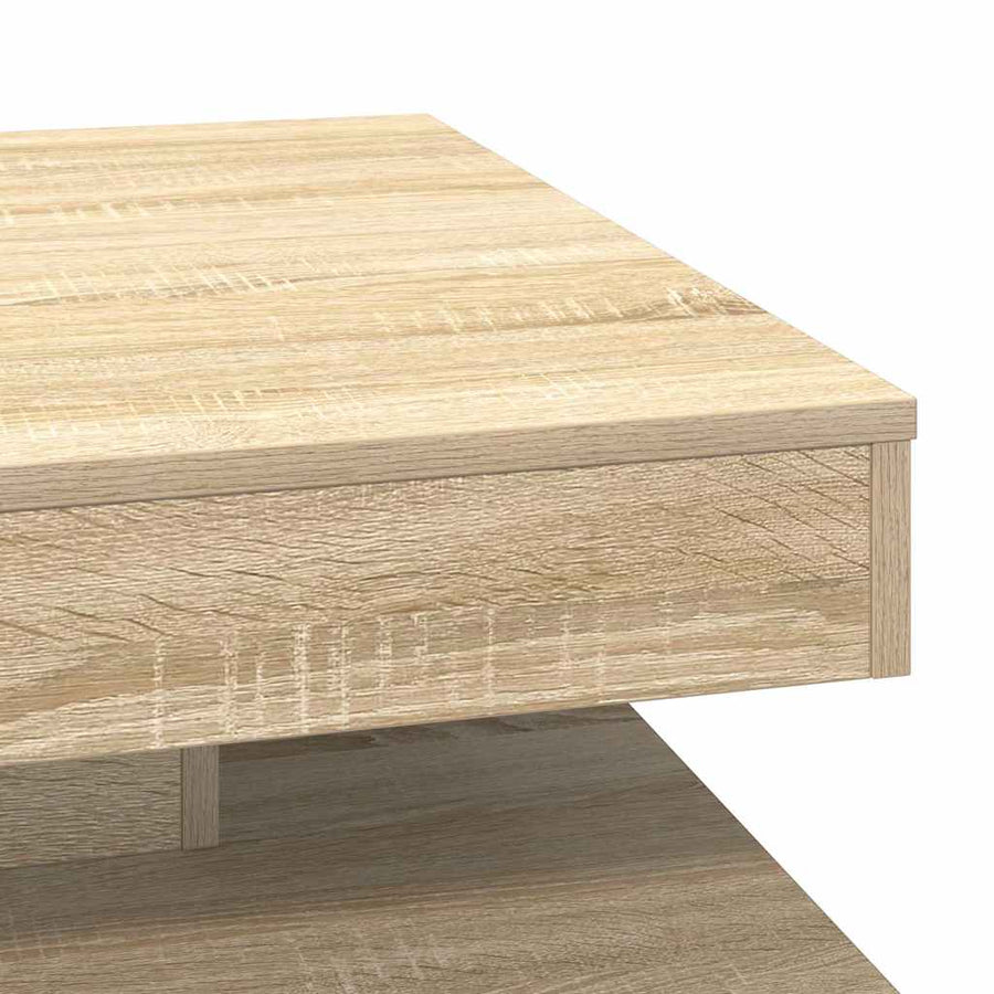 Salontafel 360 Graden Draaibaar 70X70X34,5 Cm Kleur 70 x 70 x 34.5 cm