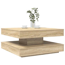Salontafel 360 Graden Draaibaar 70X70X34,5 Cm Kleur 70 x 70 x 34.5 cm