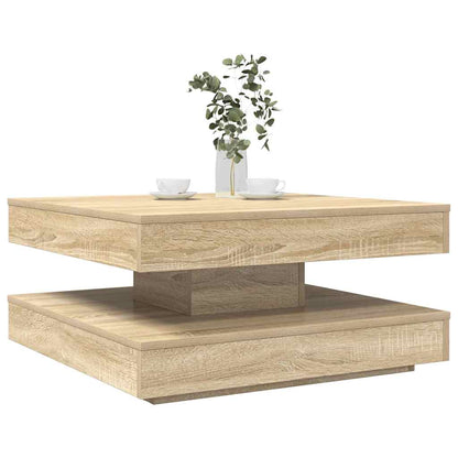 Salontafel 360 Graden Draaibaar 70X70X34,5 Cm Kleur 70 x 70 x 34.5 cm