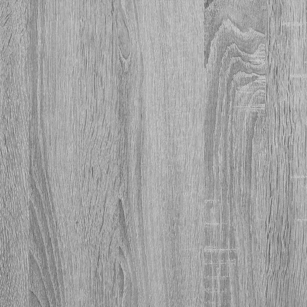 Salontafel 360 graden draaibaar 70x70x34,5cm grijs sonoma eiken