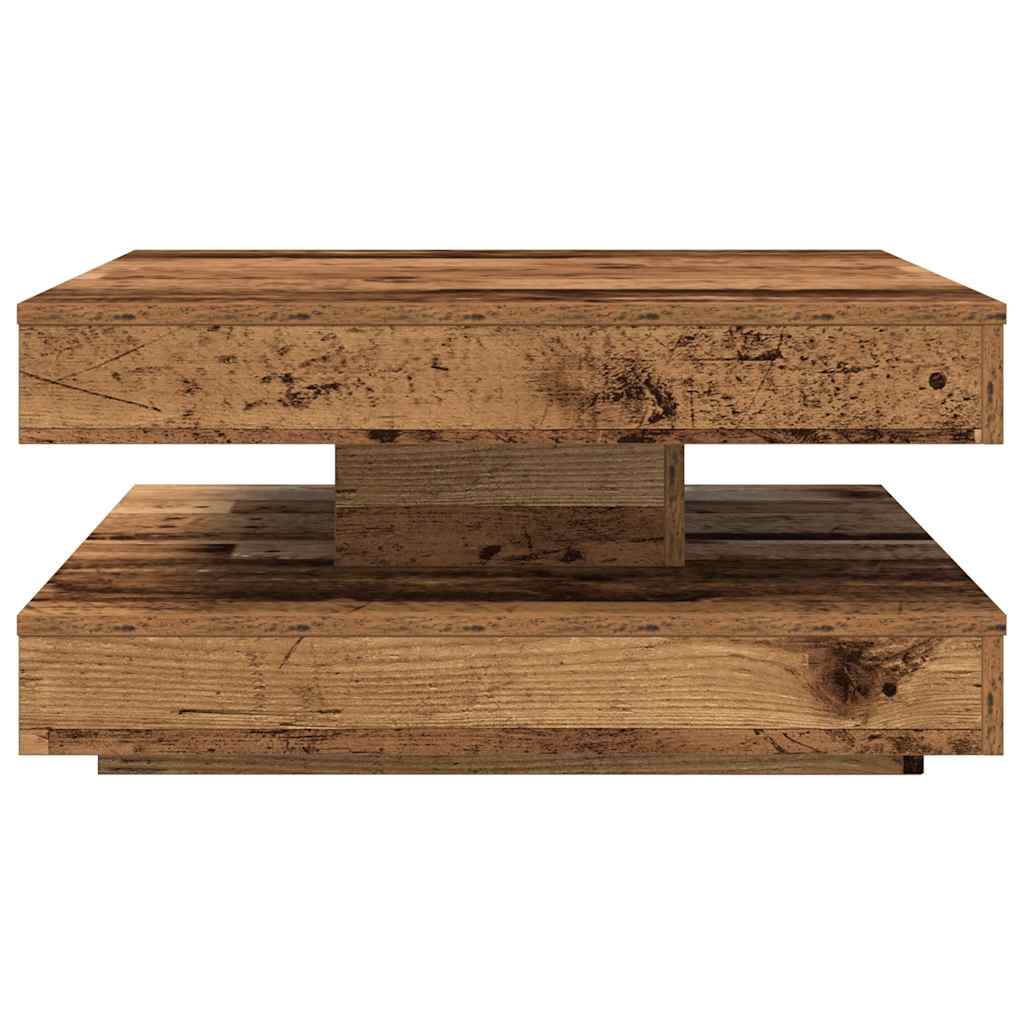 Salontafel 360 Graden Draaibaar 70X70X34,5 Cm Kleurig 70 x 70 x 34.5 cm