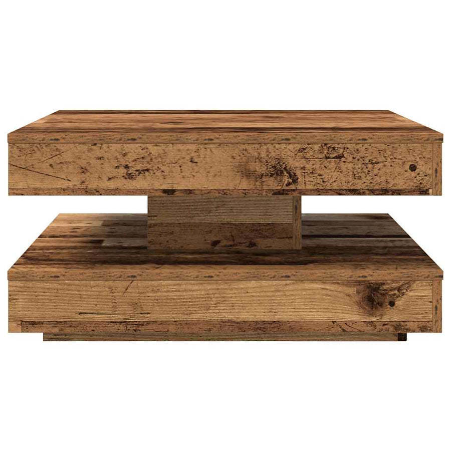 Salontafel 360 Graden Draaibaar 70X70X34,5 Cm Kleurig 70 x 70 x 34.5 cm